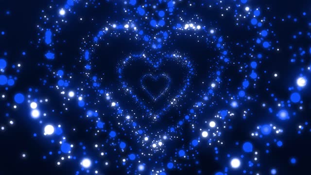 4K, Particles Heart Sparkle.14 of February Valentine's Day - Holiday. Love, Emotion, Heart Shape, Relationship, Couple, Celebration, Falling in love, Romantic, Happiness,Inspiration, Communication.