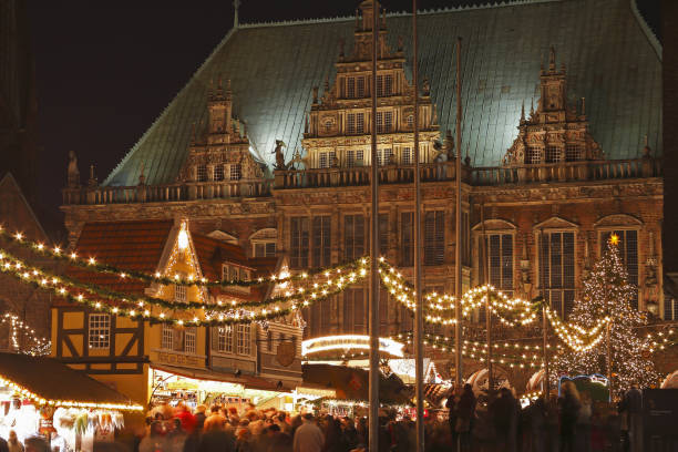 istock Christmas market, town hall Bremen, Germany 1496057612