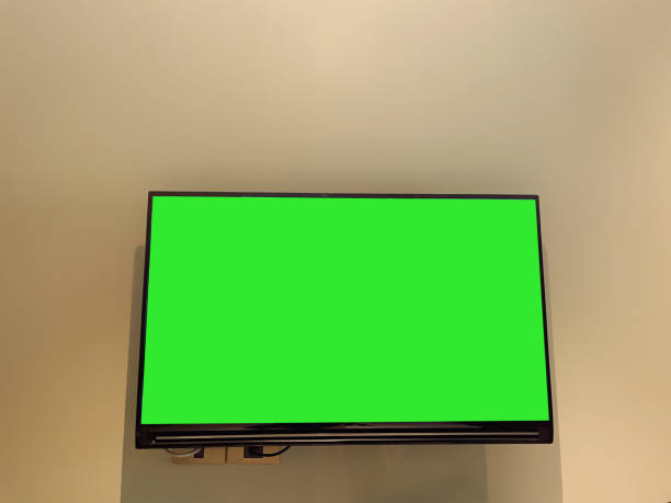 istock Green screen monitor. 1496058404