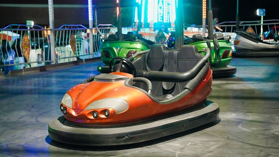 Autoscooter bumper cars at the Beer Fest in Munich, Germany