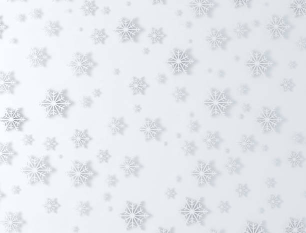 поздравительная открытка с рождеством христовым. белая бумага вырезает снежинки - white denmark nordic countries winter стоковые фото и изображения