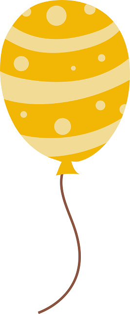 Balloon Celebration Joy Cute Flat Illustration