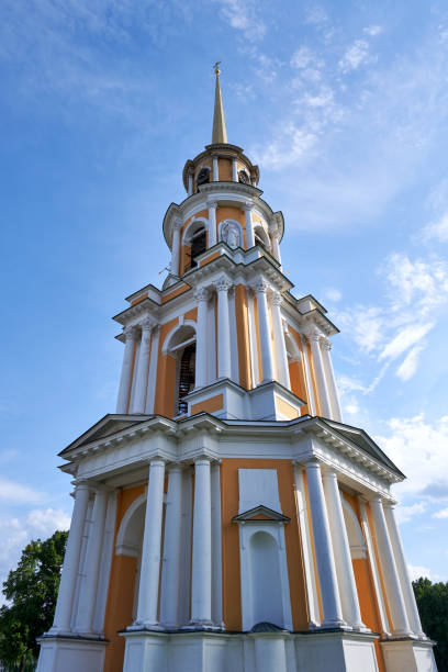 istock Tall ancient bell tower against the sky 1496077203