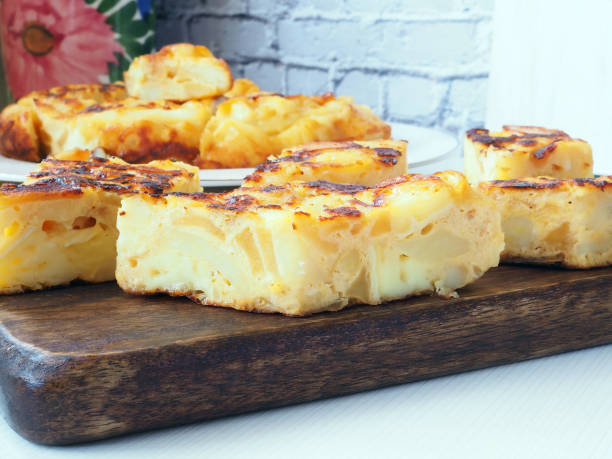 istock Spanish omelette with potatoes, apples and onion, tortilla tapas 1496085454