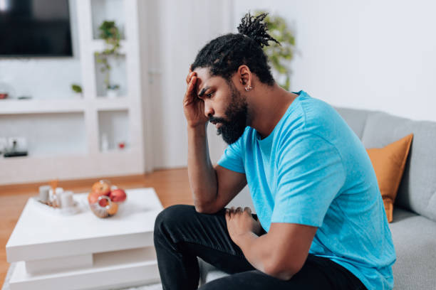 istock Man in a depressive episode 1496100635