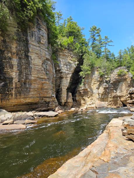 istock Ausable Chasm Canyon and mountain river in New York State 1496108865