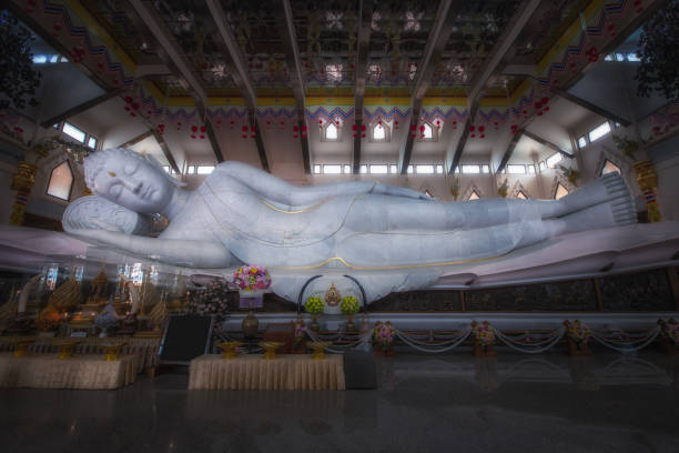 istock The biggest white marble nirvana buddha at Wat Pa Phu Kon, Udon Thani Thailand. 1496109026