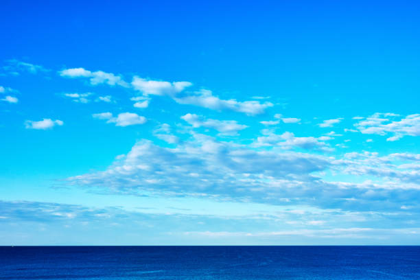 istock Scenic view of beach blue ksy during sunrise 1496111437