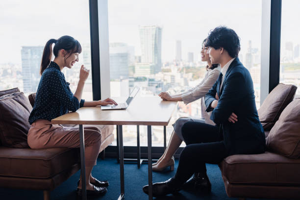 istock Businessperson having a business meeting with a client 1496112982
