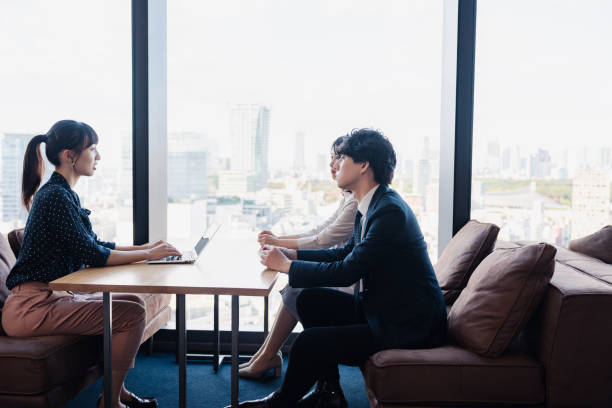 istock Businessperson having a business meeting with a client 1496112996