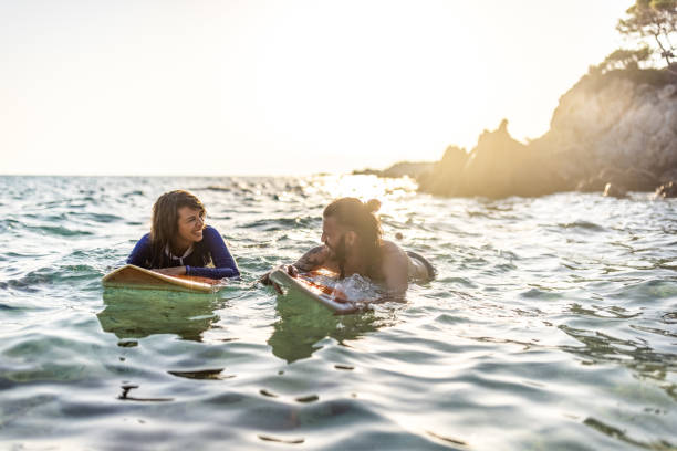 istock Surfers after morning ride 1496113571