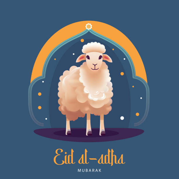 ilustrações, clipart, desenhos animados e ícones de fundo de férias de eid al adha mubarak. ilustração vetorial eps10 - eid al fitr