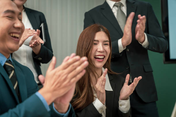 istock Modern Asian businessman with high confidence Committed to working together as a harmonious team Having a professional planning meeting at the company 1496120567