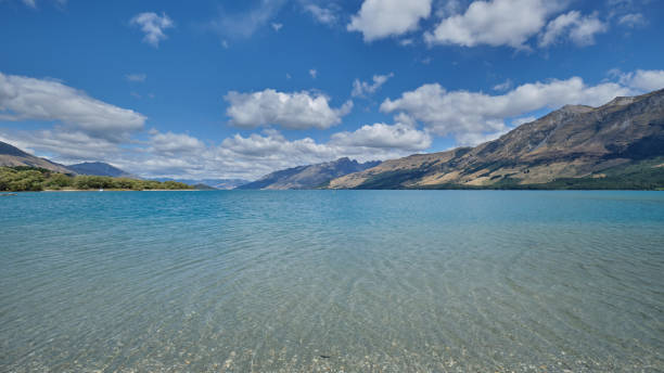 istock Tourist viewpoint along Glenorchy Queenstown Road 1496123101