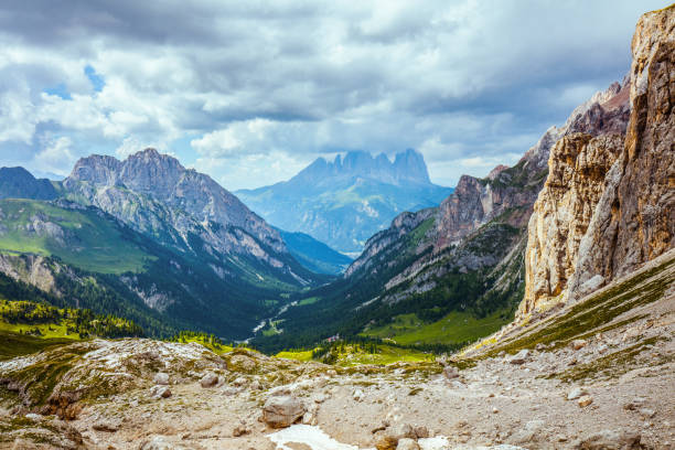 istock landscape with mountains, clouds and rocks 1496124462