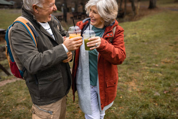 istock Mature couple enjoying together 1496125096