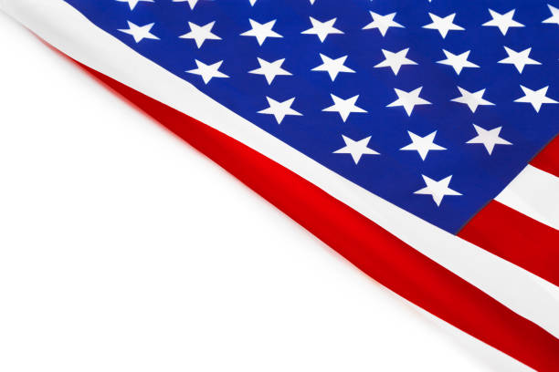 istock American flag border isolated on a white background 1496131037