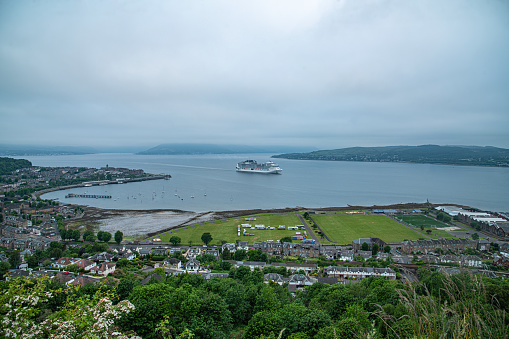 MSc Virtuosa arrive this morning Greenock from Lyle Hill Inverclyde Scotland United Kingdom 05/06/2023