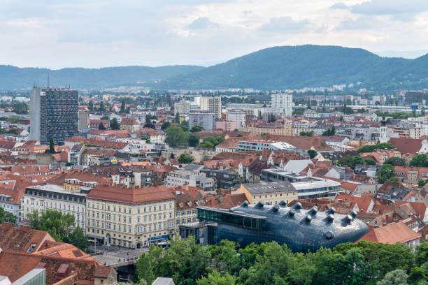 istock Graz Panorama: A Captivating Cityscape in Austria 1496145475