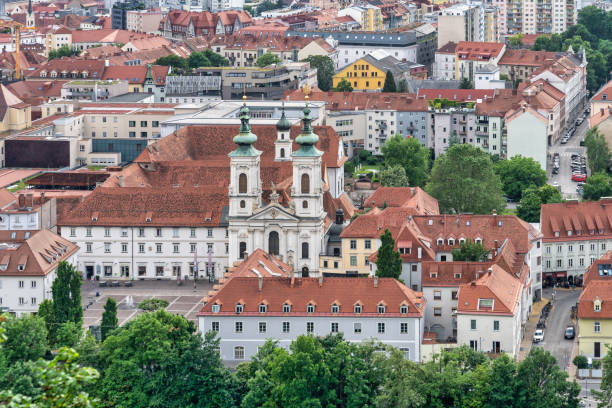 istock Graz Panorama: A Captivating Cityscape in Austria 1496146937