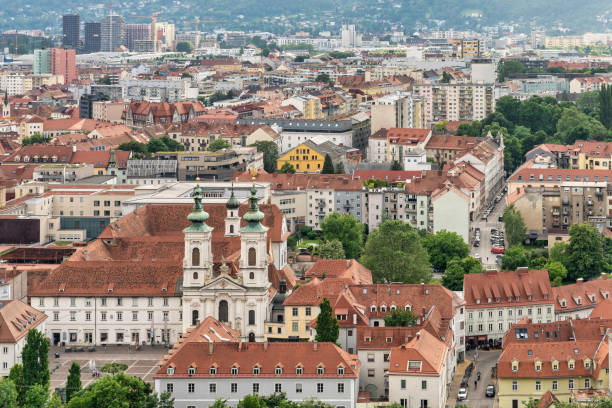istock Graz Panorama: A Captivating Cityscape in Austria 1496146938