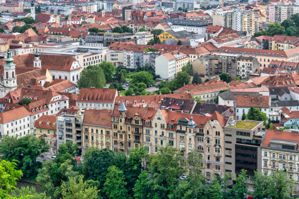 istock Graz Panorama: A Captivating Cityscape in Austria 1496148833
