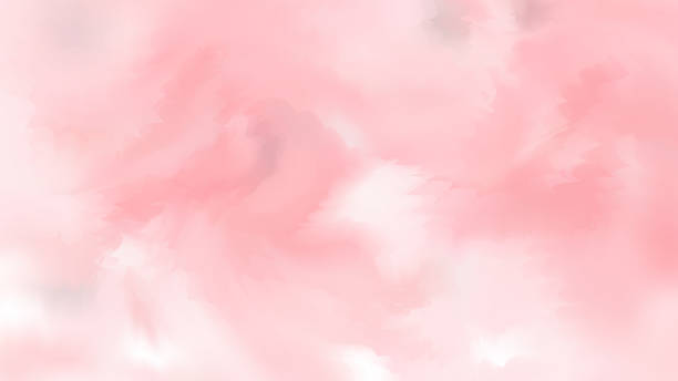 ilustrações de stock, clip art, desenhos animados e ícones de colourful blurred defocused watercolour abstract background design - coral pink abstract paint