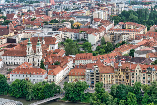 istock Graz Panorama: A Captivating Cityscape in Austria 1496152263