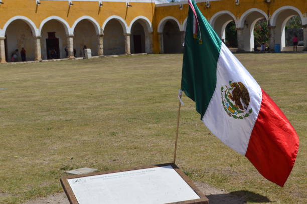 istock Mexican flag San Antonio de Padua convent 1496152307