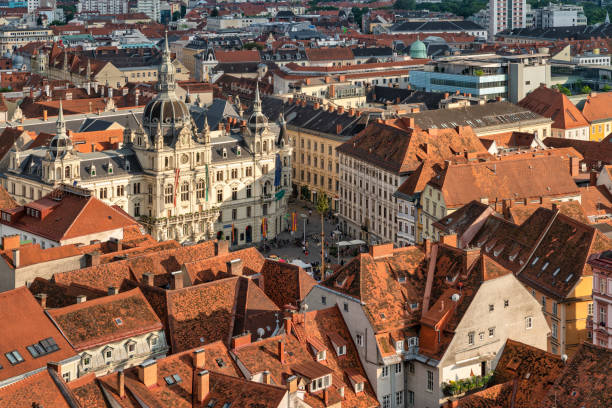istock Graz Panorama: A Captivating Cityscape in Austria 1496152671