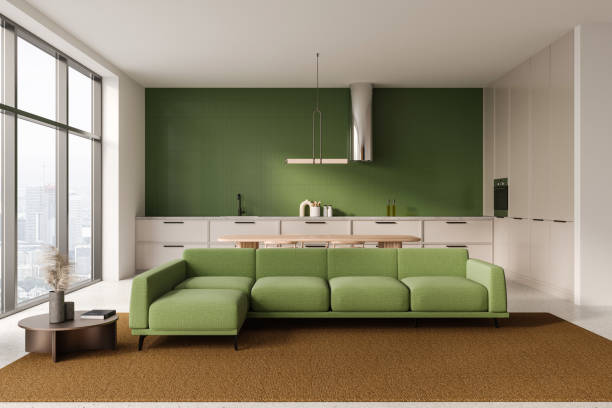istock White living room and kitchen interior 1496154357