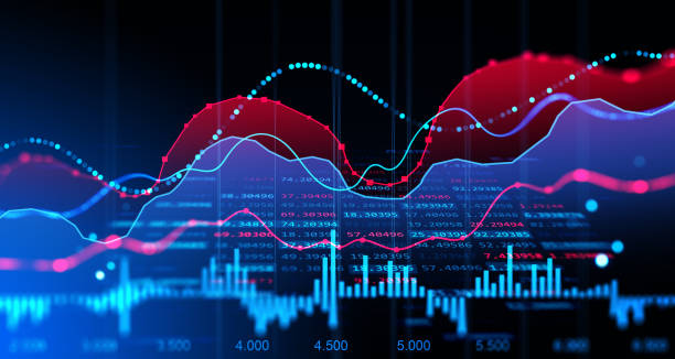 istock Forex diagrams and stock market data with lines and dynamics 1496154854