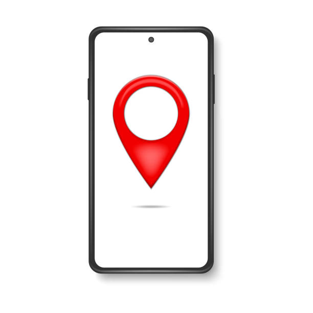 istock 3D Location Map Pin in Smartphone Isolated on White. Blue GPS Pointer Marker Icon. GPS and Navigation Symbol and Phone. Element for Map, Social Media, Mobile Apps. Realistic Vector Illustration 1496156577