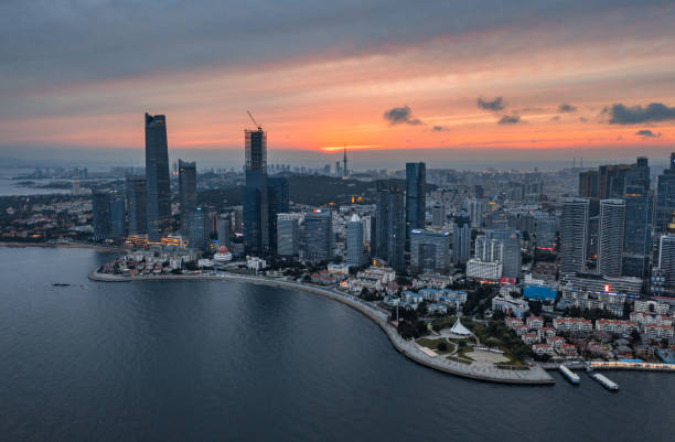 istock Qing Dao City building 1496158036