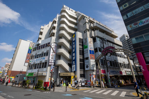 Tokyo, Japan - May 30 , 2023 : People at the shopping street in Ogikubo, Suginami Ward, Tokyo, Japan. Suginami is the western part of the ward area of Tokyo.