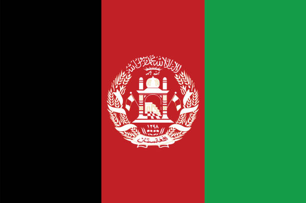 istock Afghanistan flag. Vector illustration. National flag of Afghanistan. 1496165755
