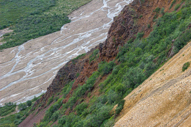 istock Abstract of creek and mountains 1496169460