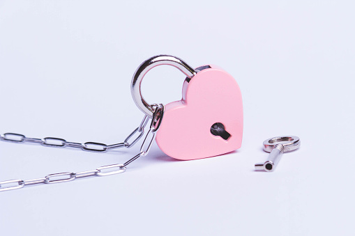 Love Lock at Camden Lock in Borough of Camden, London, with names and designs visible.