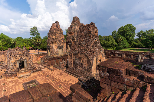 The Polonnaruwa Vatadage is an ancient structure dating back to the Kingdom of Polonnaruwa of Sri Lanka. It is believed to have been built during the reign of Parakramabahu I to hold the Relic of the tooth of the Buddha