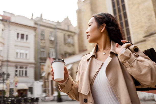 istock Walking through city after shopping 1496186068