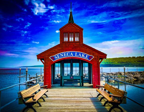 Seneca Lake Watkins Glen New York seneca lake stock pictures, royalty-free photos & images