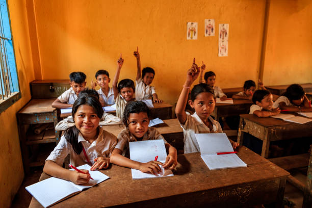 istock Cambodian school children during class, Tonle Sap, Cambodia 1496191765