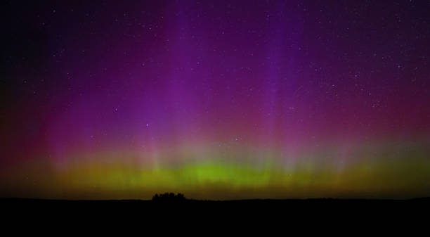 istock Northern lights, aurora borealis. 1496195677