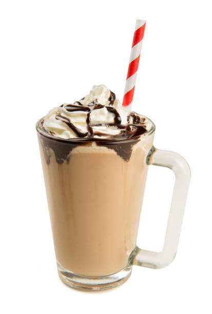 istock Mocha  frappuccino on a white background. 1496201265