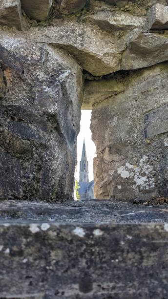 Trim Castle Co Meath River Boyne stock photo