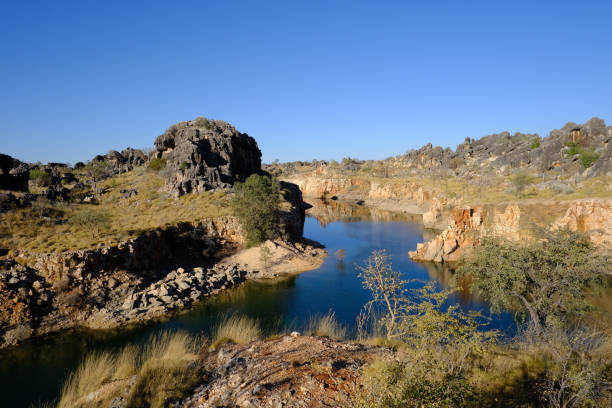 rio no gibb - kimberley plain - fotografias e filmes do acervo