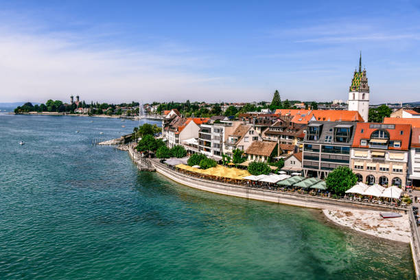 Cafes On Freidrichshafen Pier, Germany