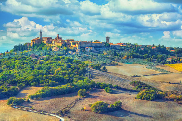 istock Autumn landscape in Tuscany 1496203885