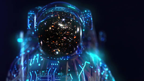istock A Stellar Journey with an Innovative Astronaut, Donned in Cutting-Edge Space Attire, Ventures into the Vast Expanse of the Cosmos. Breathtaking High-Fidelity Visuals. 1496214097
