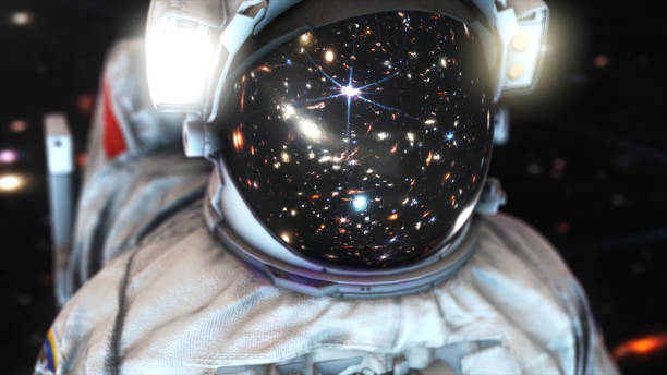 istock A Stellar Journey with an Innovative Astronaut, Donned in Cutting-Edge Space Attire, Ventures into the Vast Expanse of the Cosmos. Breathtaking High-Fidelity Visuals. 1496214126